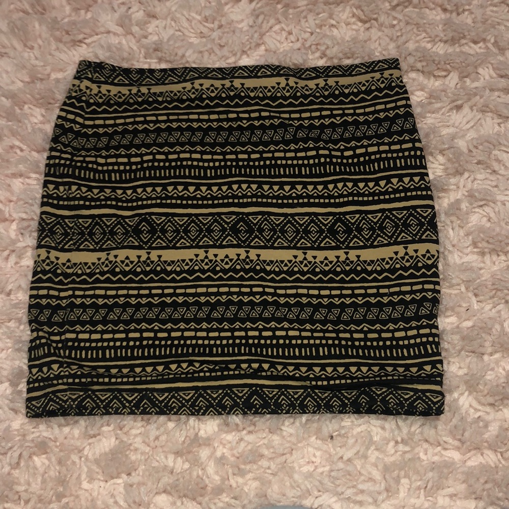 Printed Mini Skirt